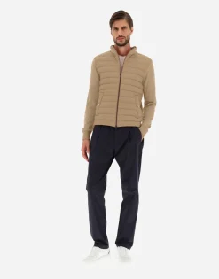Herno Cardigan In Silk Wool & Nuage