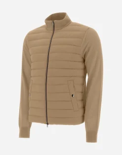 Herno Cardigan In Silk Wool & Nuage