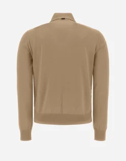 Herno Cardigan In Silk Wool & Nuage