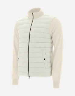 Herno Cardigan In Silk Wool & Nuage