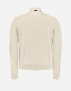 Herno Cardigan In Silk Wool & Nuage