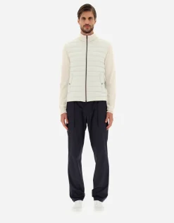 Herno Cardigan In Silk Wool & Nuage