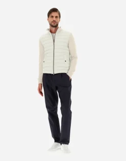 Herno Cardigan In Silk Wool & Nuage