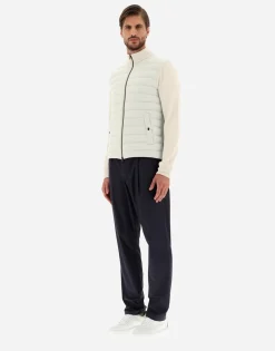 Herno Cardigan In Silk Wool & Nuage