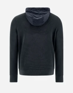 Herno Cardigan In Waffle Knit & Nylon