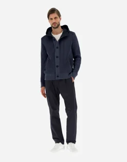 Herno Cardigan In Zig-Zag Stitch & Plaster
