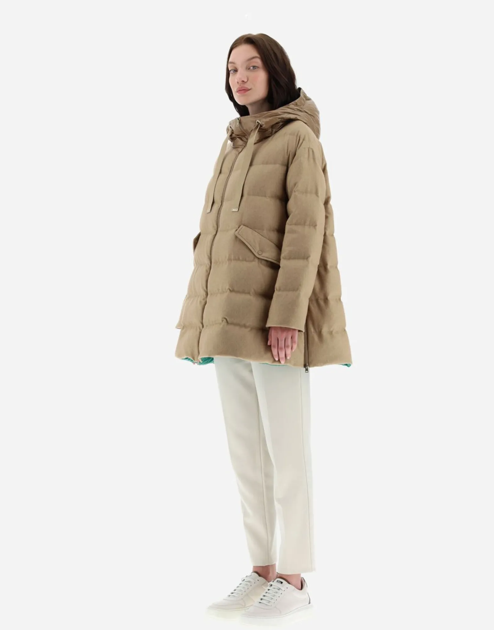 Herno Cashmere Silk A-Shape