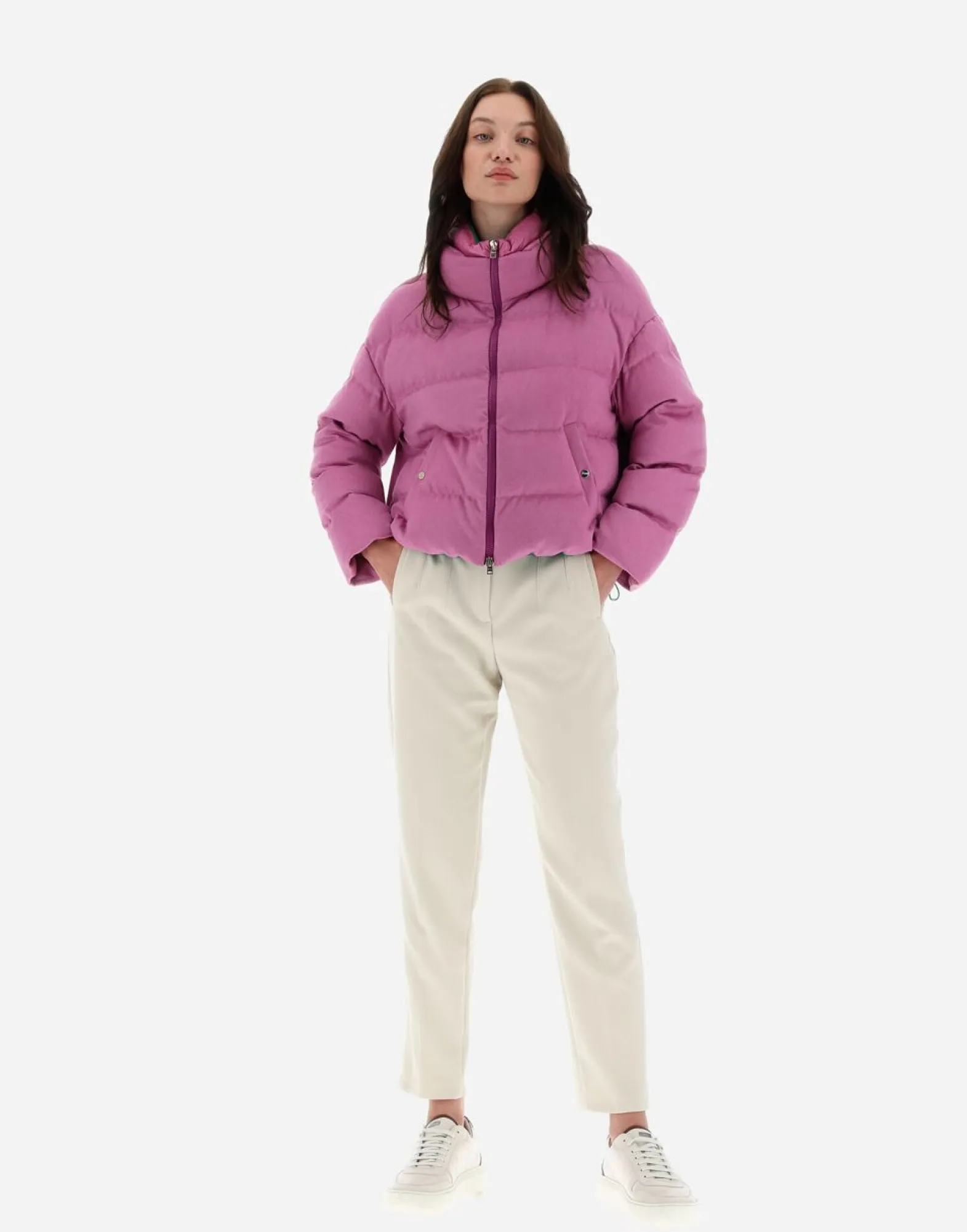 Herno Cashmere Silk Bomber