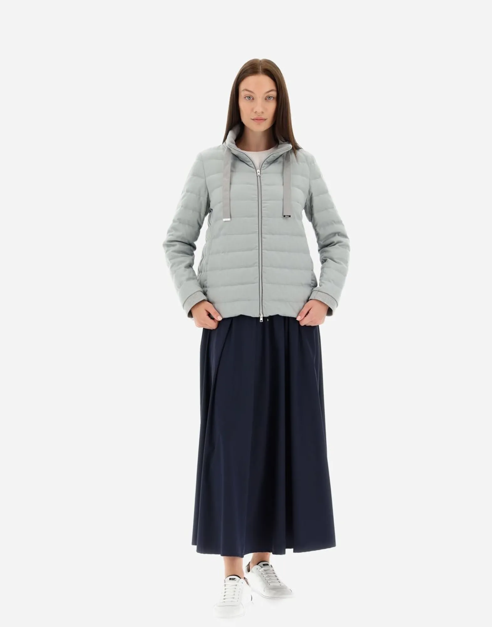 Herno Cashmere Silk & Knit Fabric Jacket