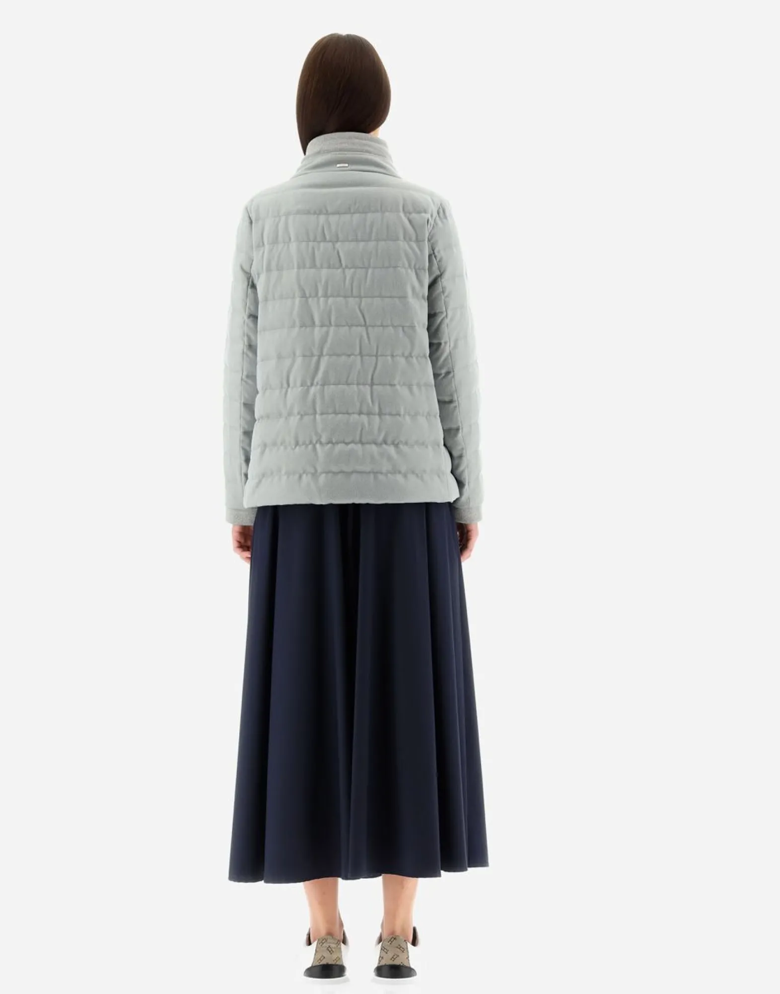 Herno Cashmere Silk & Knit Fabric Jacket