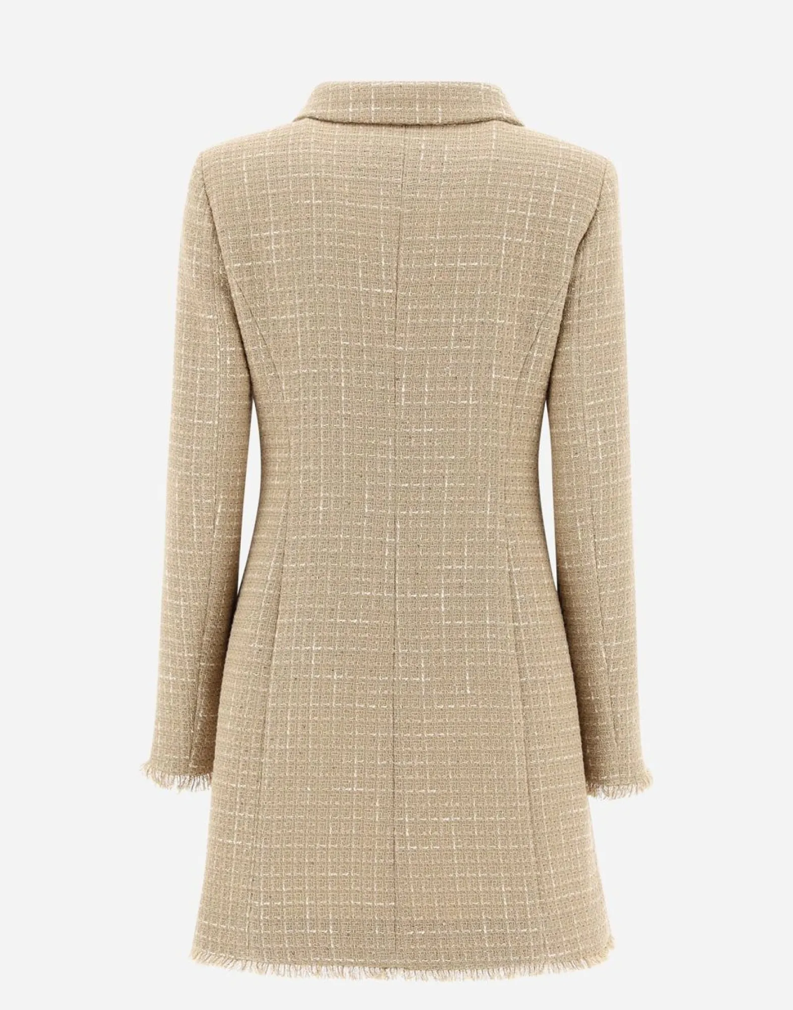 Herno Coat In Casual Tweed