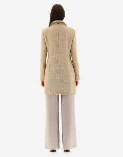 Herno Coat In Casual Tweed