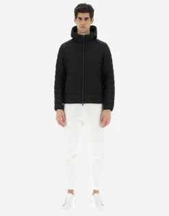 Herno Down Washed Nylon And Ultralight Sportswear Bomber