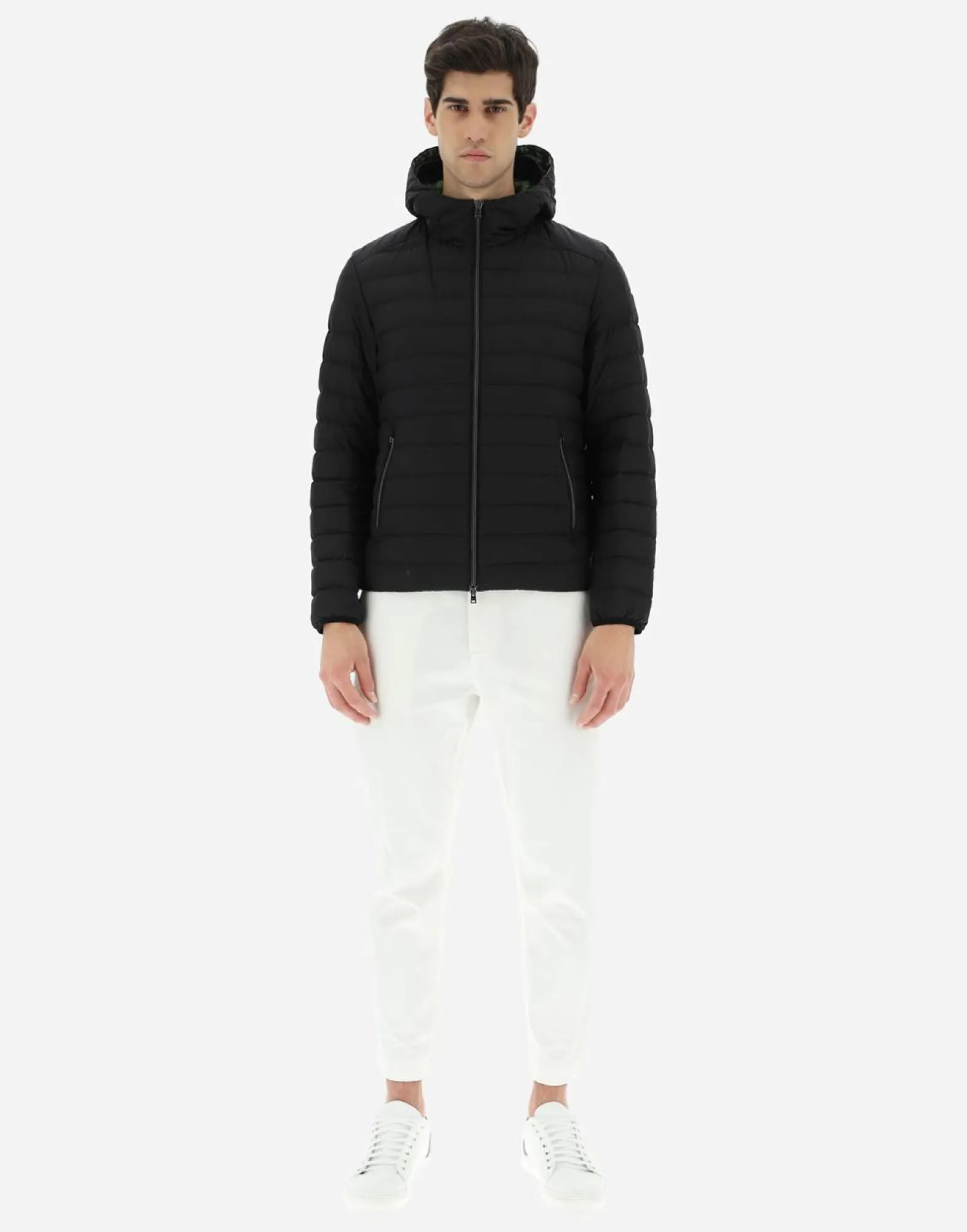 Herno Down Washed Nylon And Ultralight Sportswear Bomber