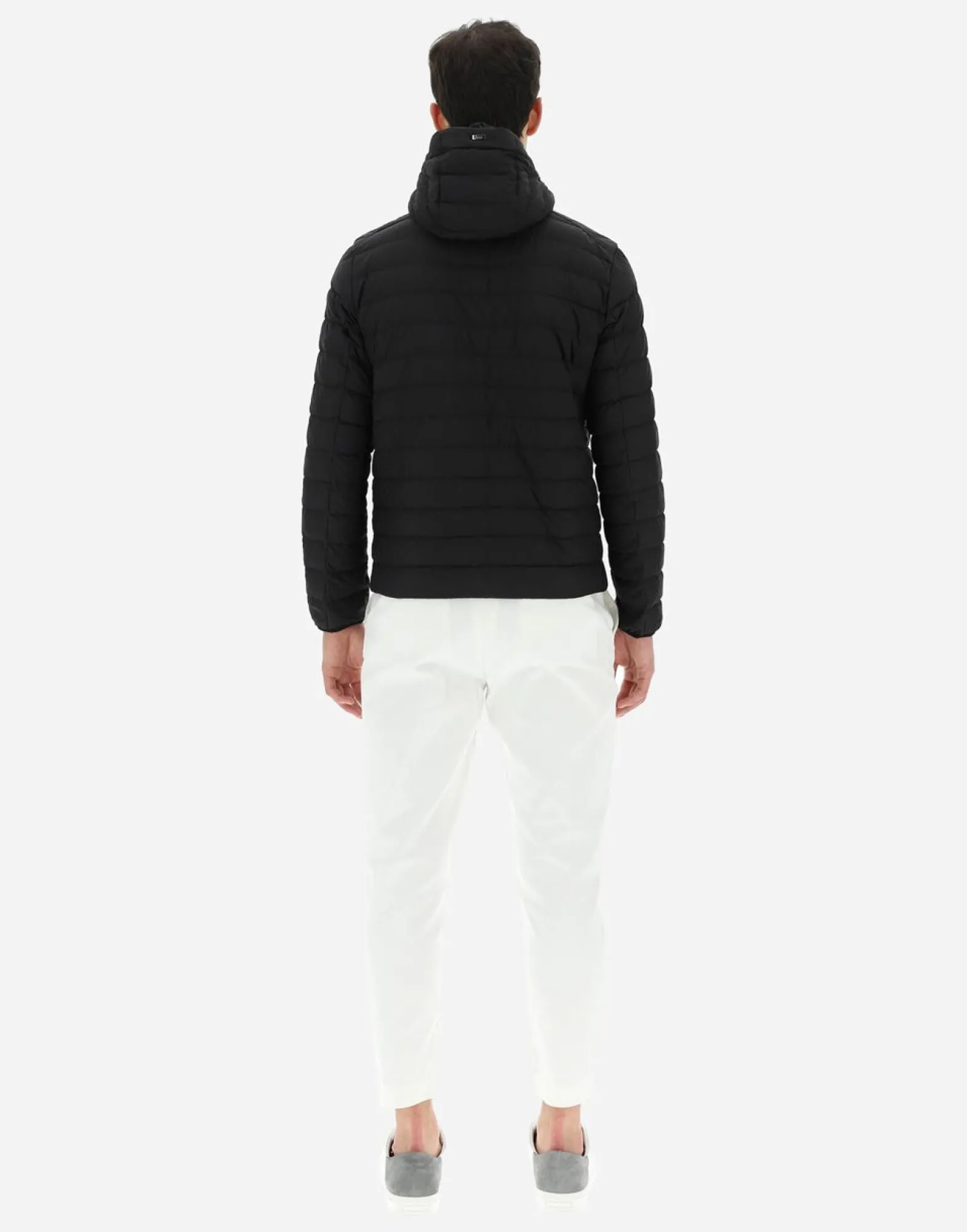 Herno Down Washed Nylon And Ultralight Sportswear Bomber