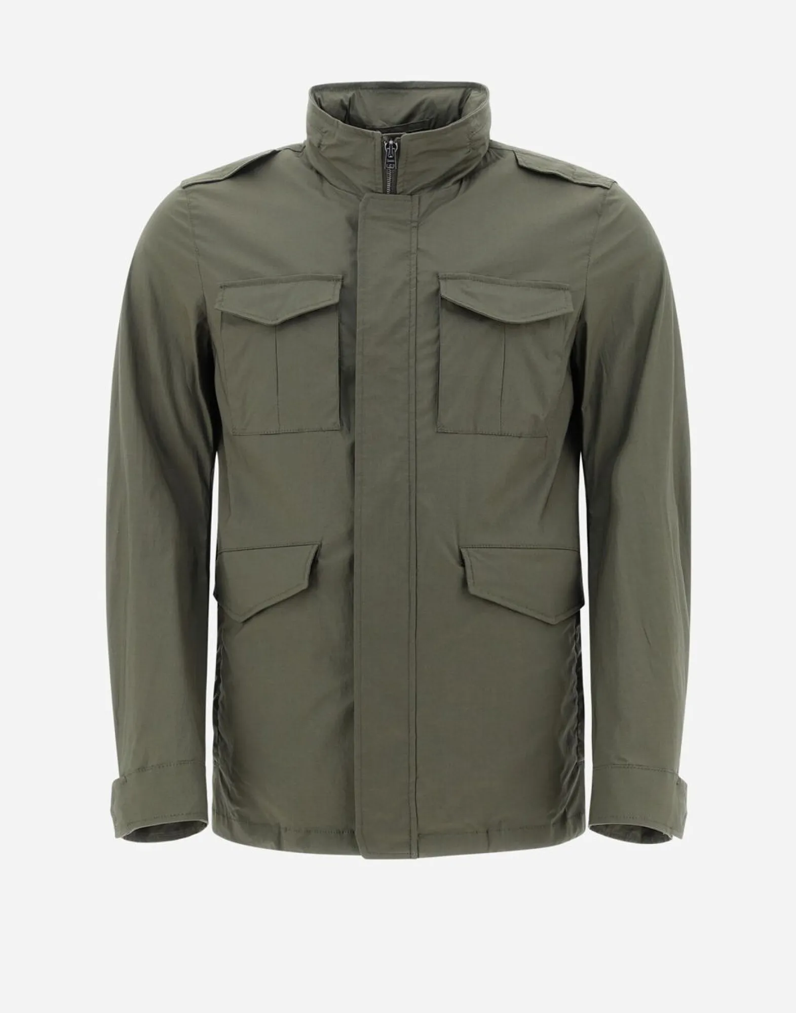 Herno Field Jacket In Light Cotton Stretch