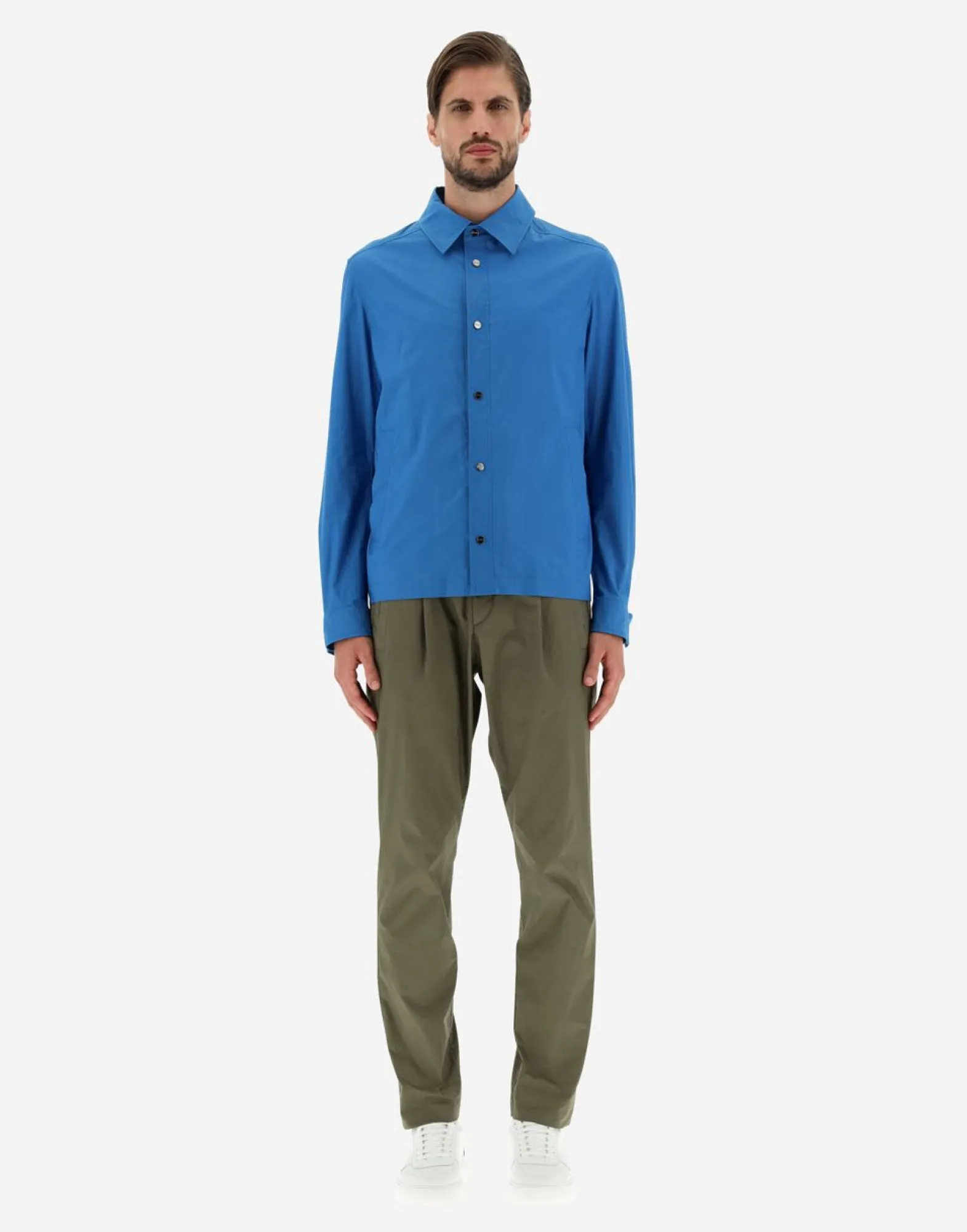 Herno Field Jacket In Light Cotton Stretch
