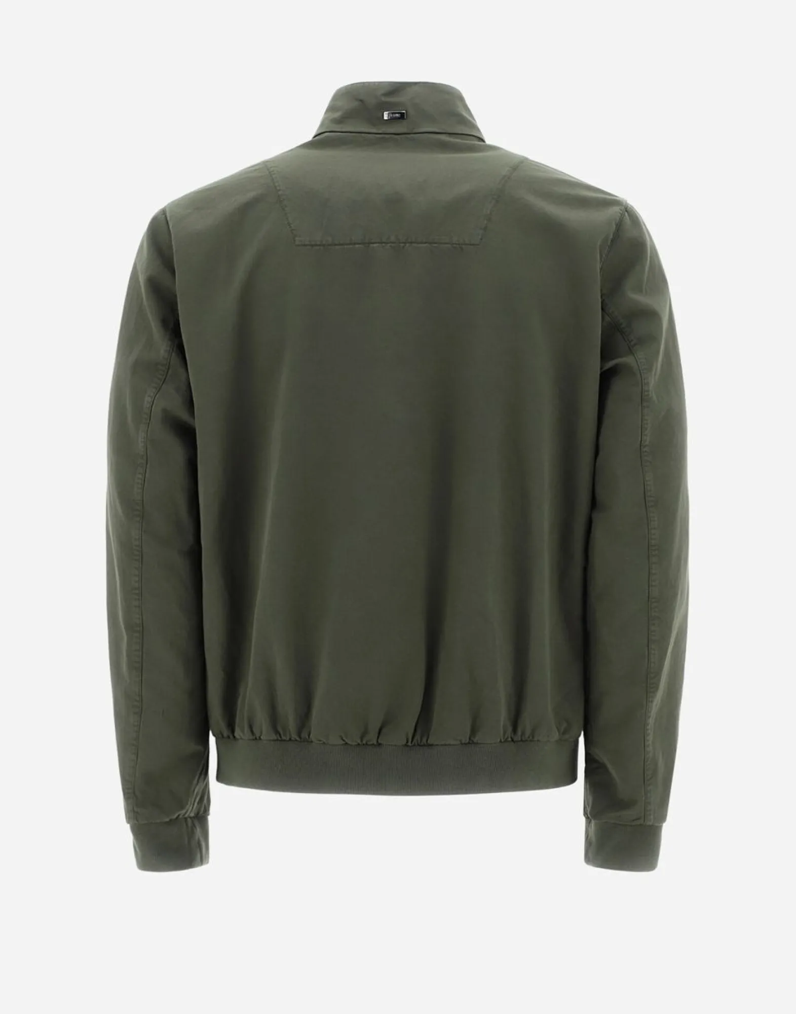 Herno Garment-Dyed Linen & Cotton Bomber Jacket
