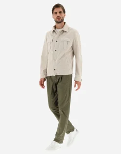 Herno Garment-Dyed Linen & Cotton Shirt