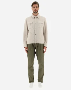 Herno Garment-Dyed Linen & Cotton Shirt