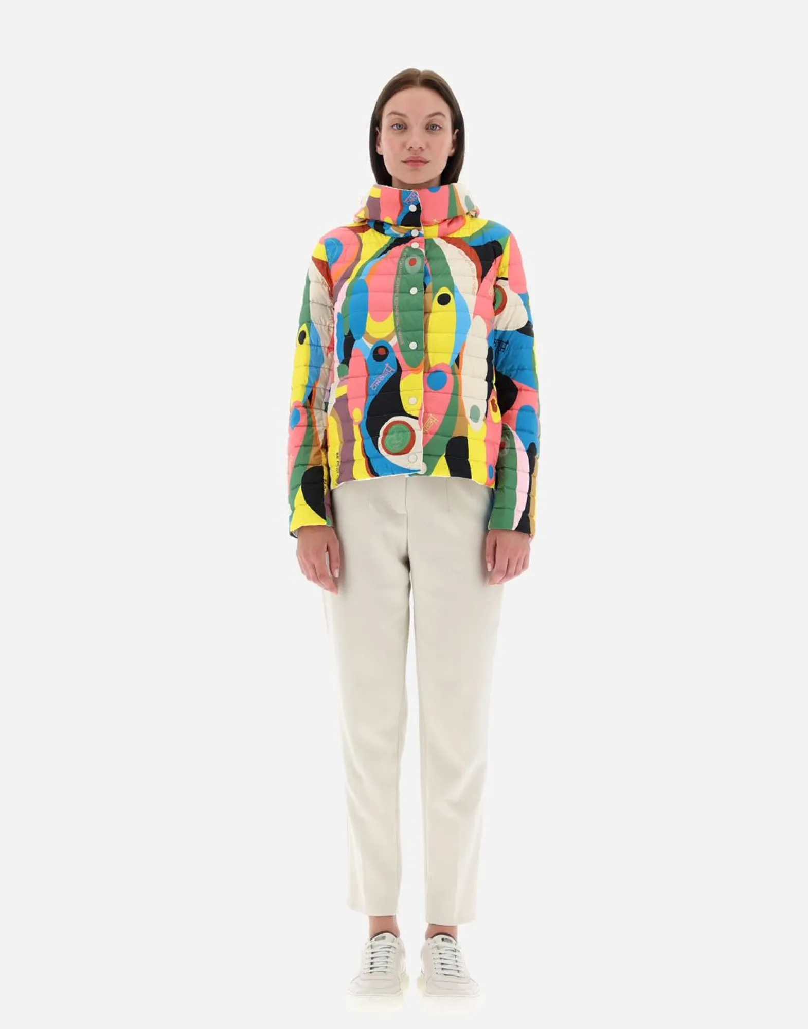 Herno Globe Bomber In ‘60 Cycle Reversible Ecoage