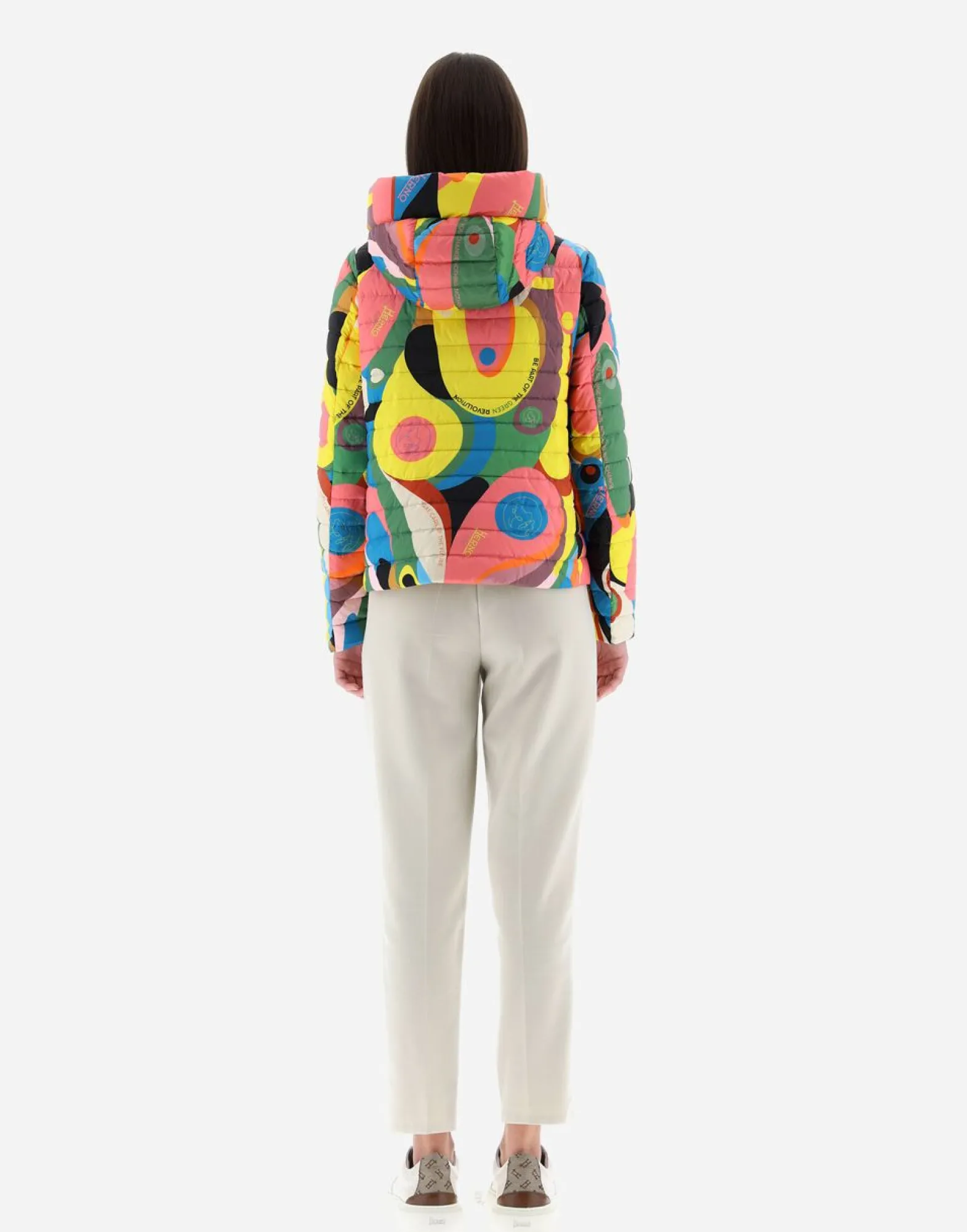 Herno Globe Bomber In ‘60 Cycle Reversible Ecoage