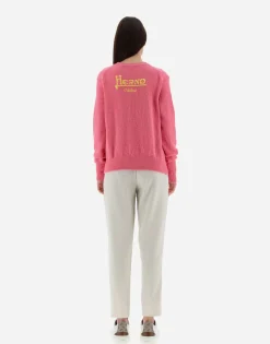 Herno Globe Sweater In Organic Cotton Boucle