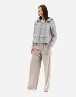 Herno Hooded Bomber Jacket In Nylon Ultralight