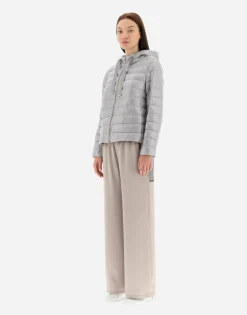 Herno Hooded Bomber Jacket In Nylon Ultralight