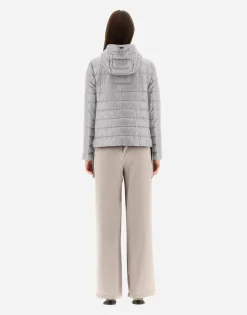 Herno Hooded Bomber Jacket In Nylon Ultralight
