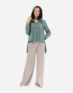 Herno Hooded Bomber Jacket In Nylon Ultralight