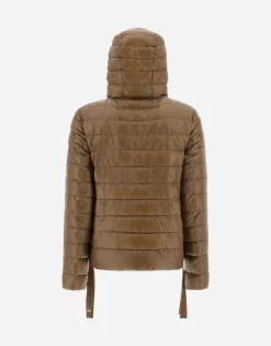 Herno Hooded Bomber Jacket In Nylon Ultralight