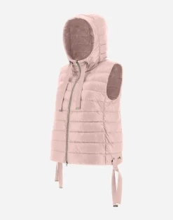 Herno Hooded Waistcoat In Nylon Ultralight