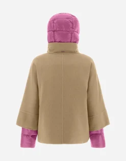 Herno 2-In-1 Double Wool And Reversible Nylon Ultralight Jacket