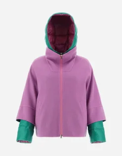 Herno 2-In-1 Double Wool And Reversible Nylon Ultralight Jacket