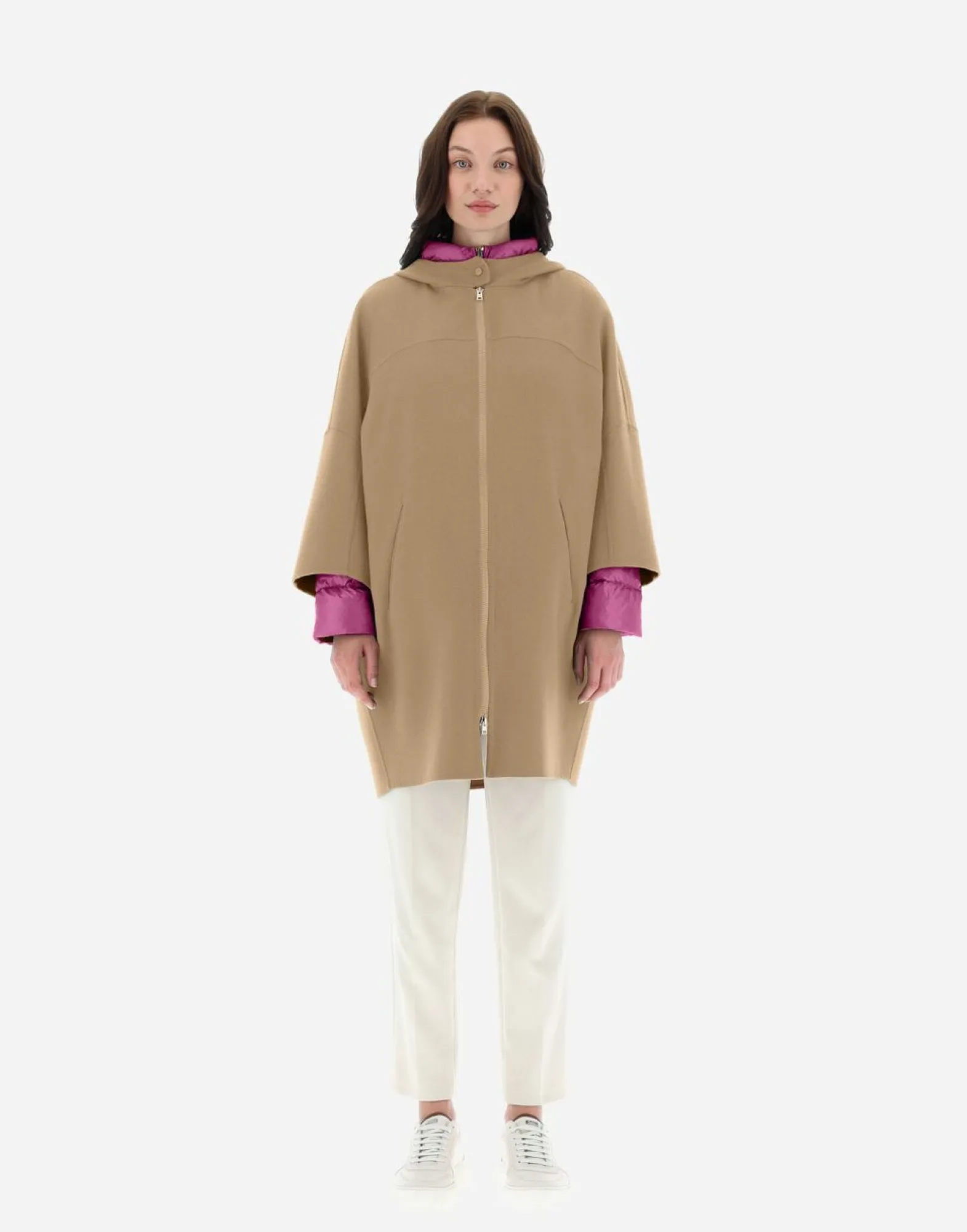 Herno 2-In-1 Double Wool And Reversible Nylon Ultralight Parka
