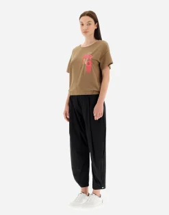 Herno Interlock Jersey T-Shirt With Embroidery