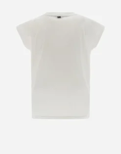 Herno Interlock Jersey T-Shirt With Rhinestones