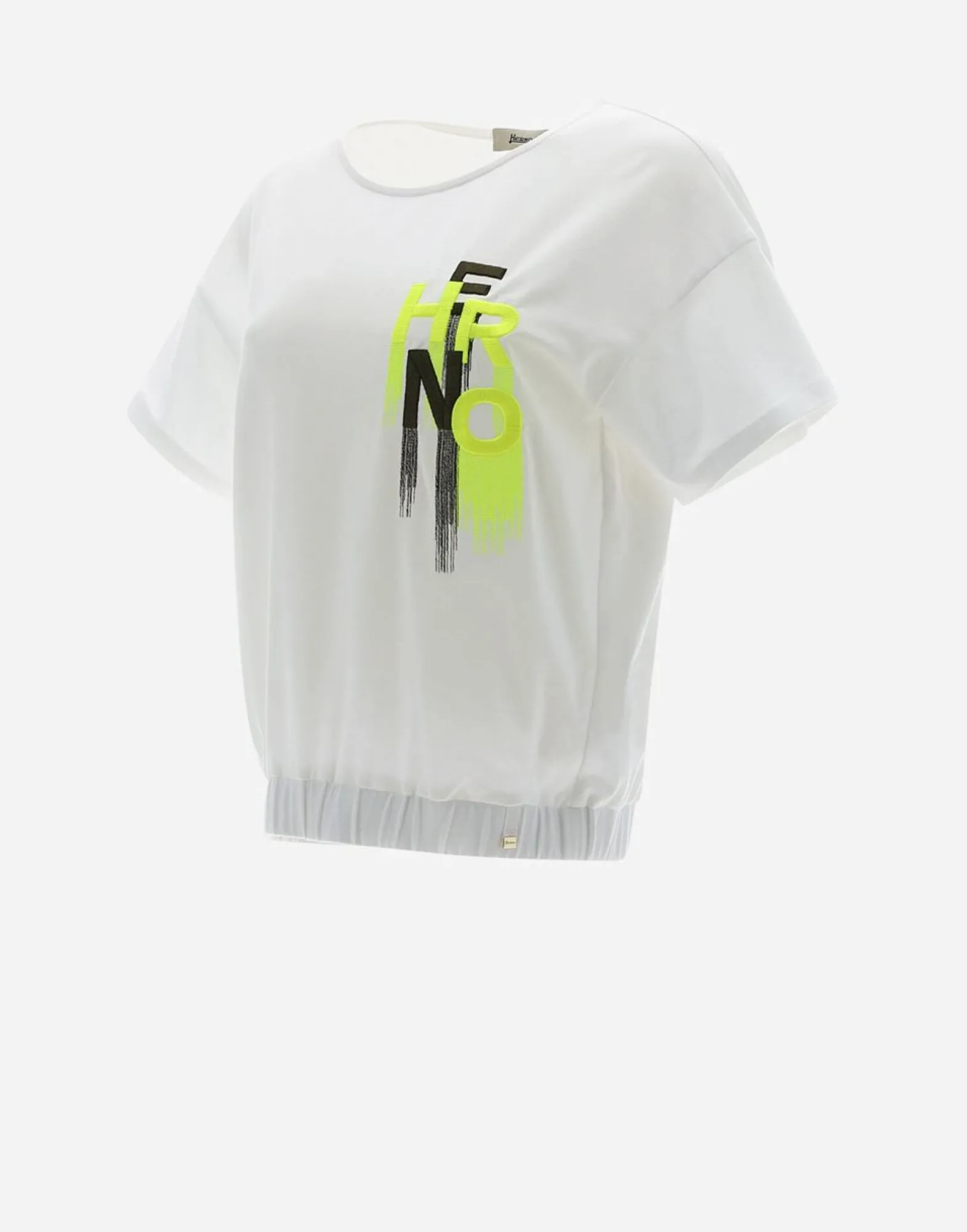 Herno Interlock Jersey T-Shirt With Embroidery