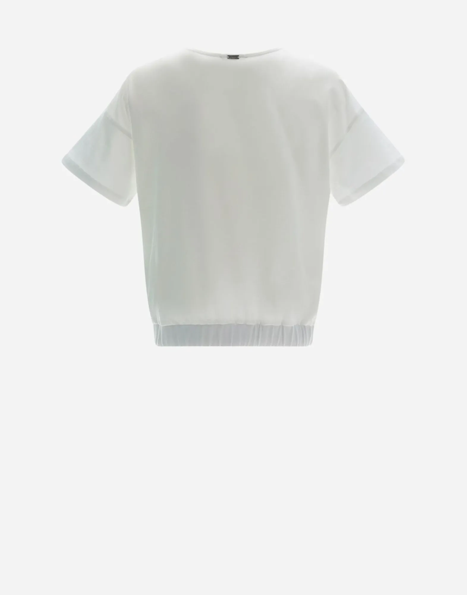 Herno Interlock Jersey T-Shirt With Embroidery