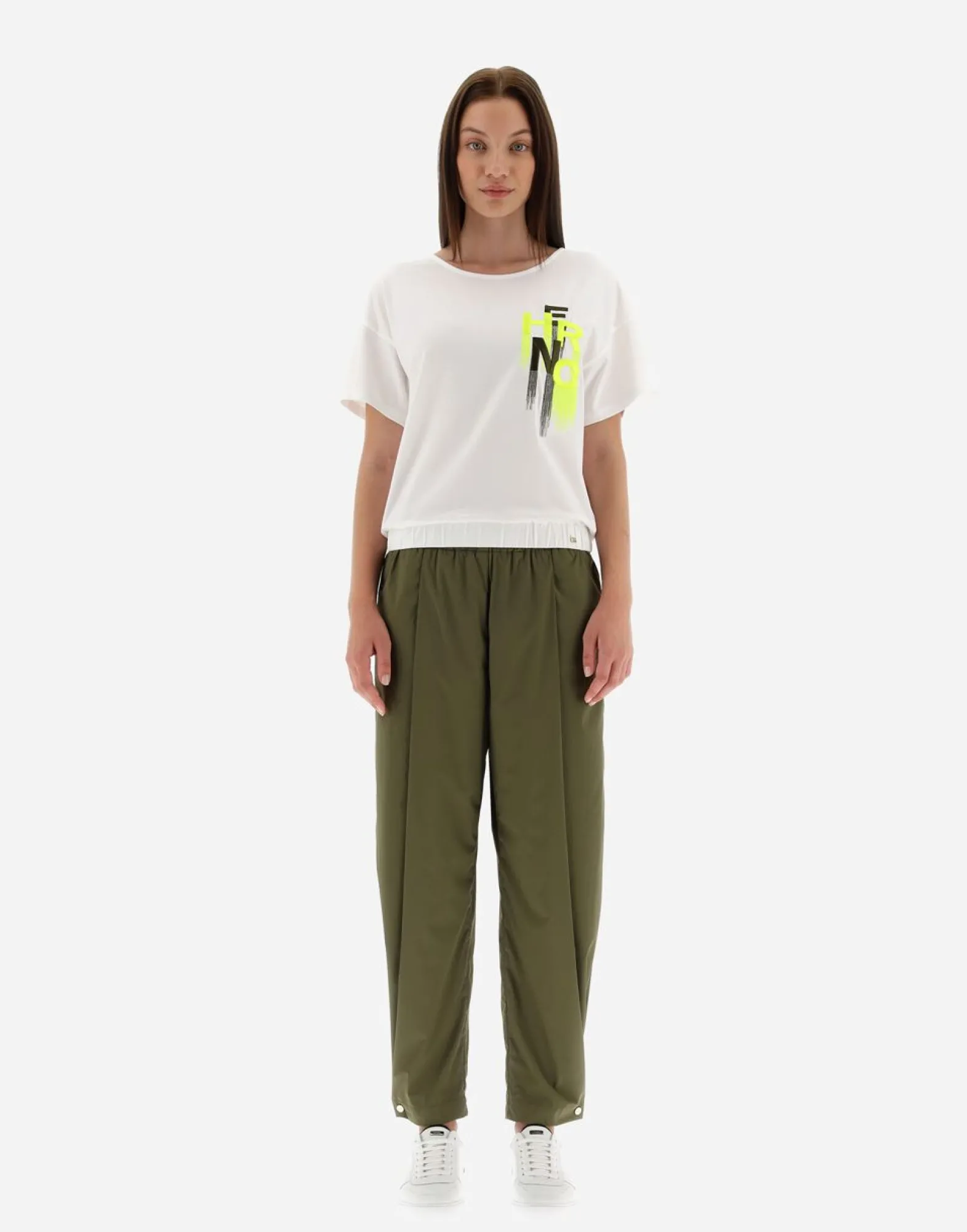 Herno Interlock Jersey T-Shirt With Embroidery