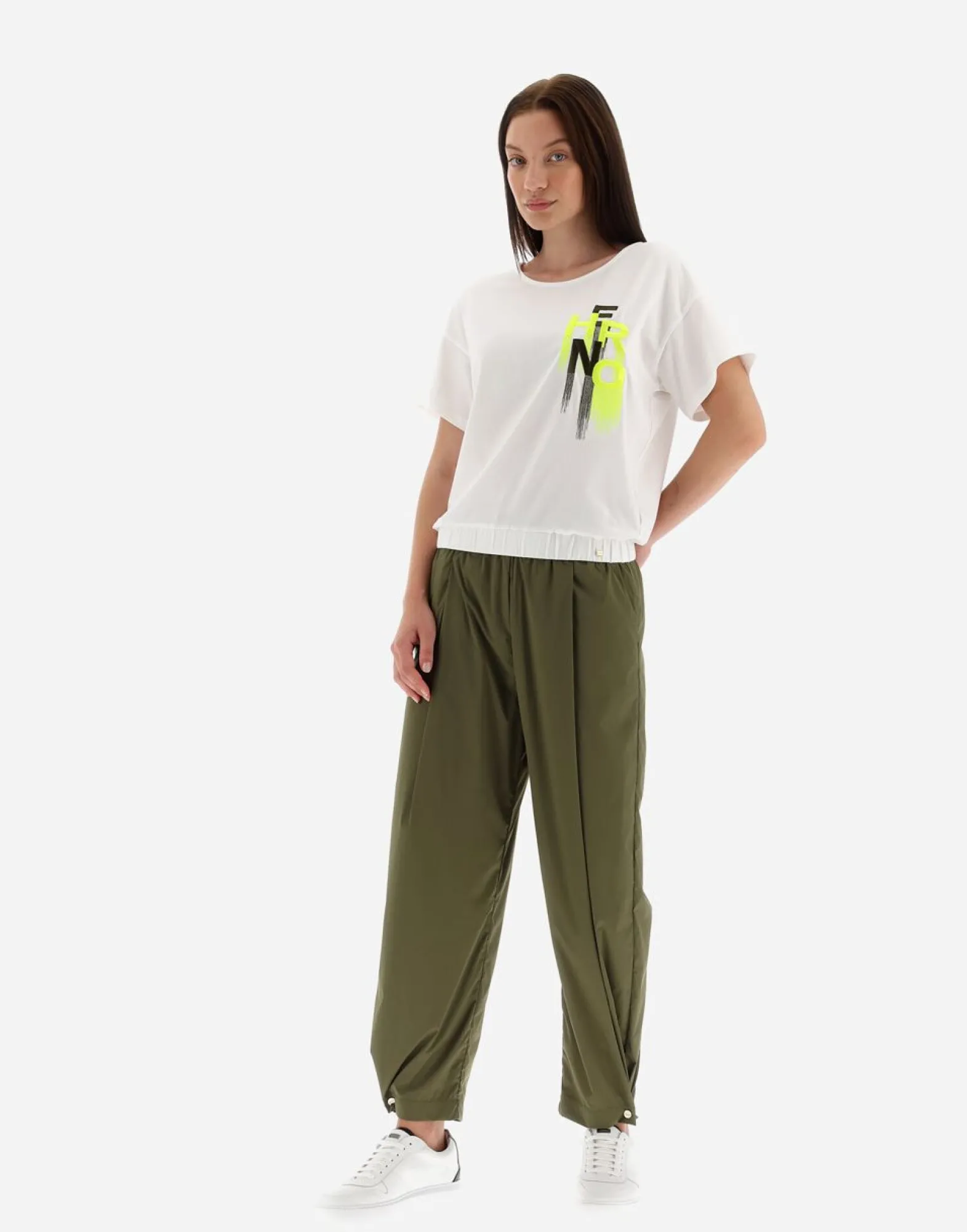 Herno Interlock Jersey T-Shirt With Embroidery