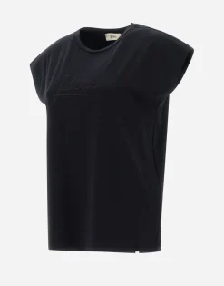 Herno Interlock Jersey T-Shirt With Rhinestones