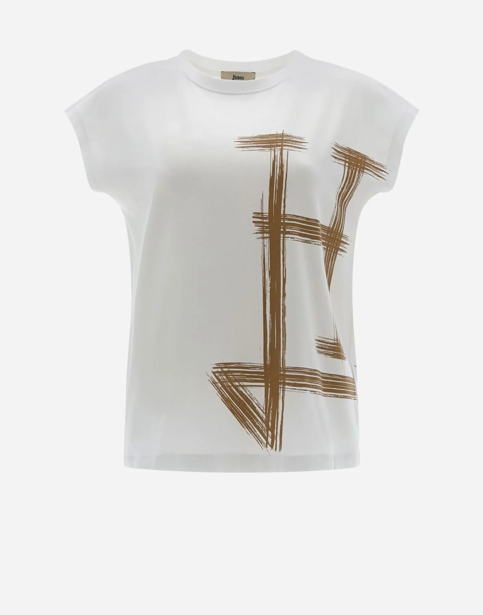 Herno Interlock Jersey T-Shirt With Kimono Sleeves