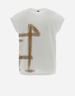 Herno Interlock Jersey T-Shirt With Kimono Sleeves
