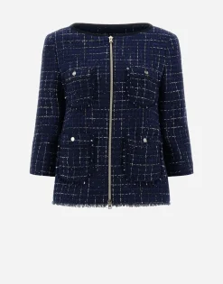 Herno Jacket In Casual Tweed