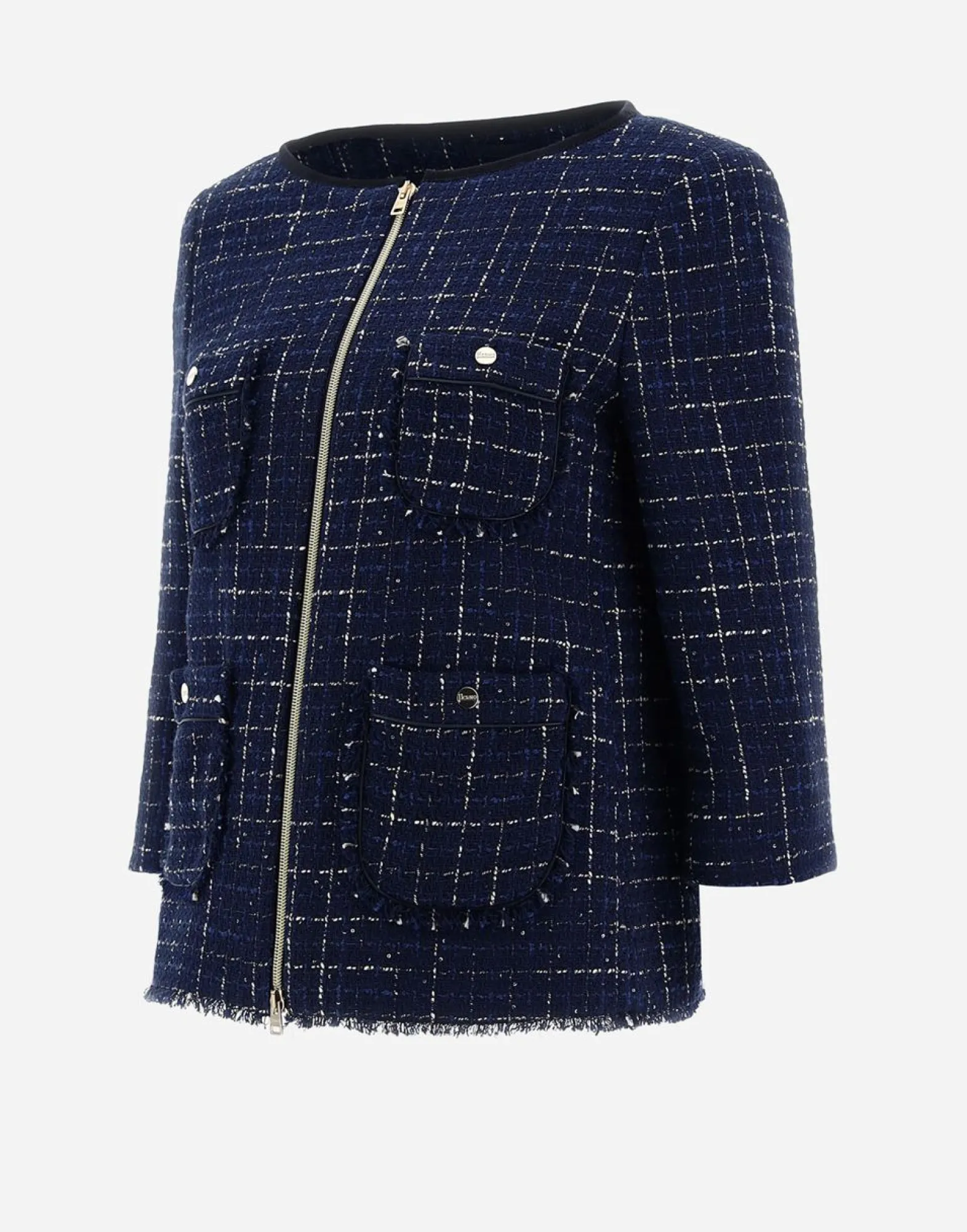 Herno Jacket In Casual Tweed