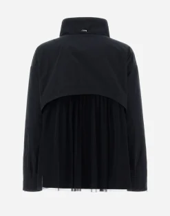 Herno Jacket In Compact Nylon & Tulle