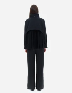 Herno Jacket In Compact Nylon & Tulle