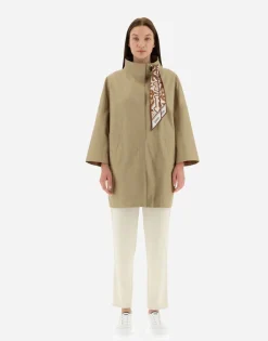 Herno Jacket In Delon With Foulard